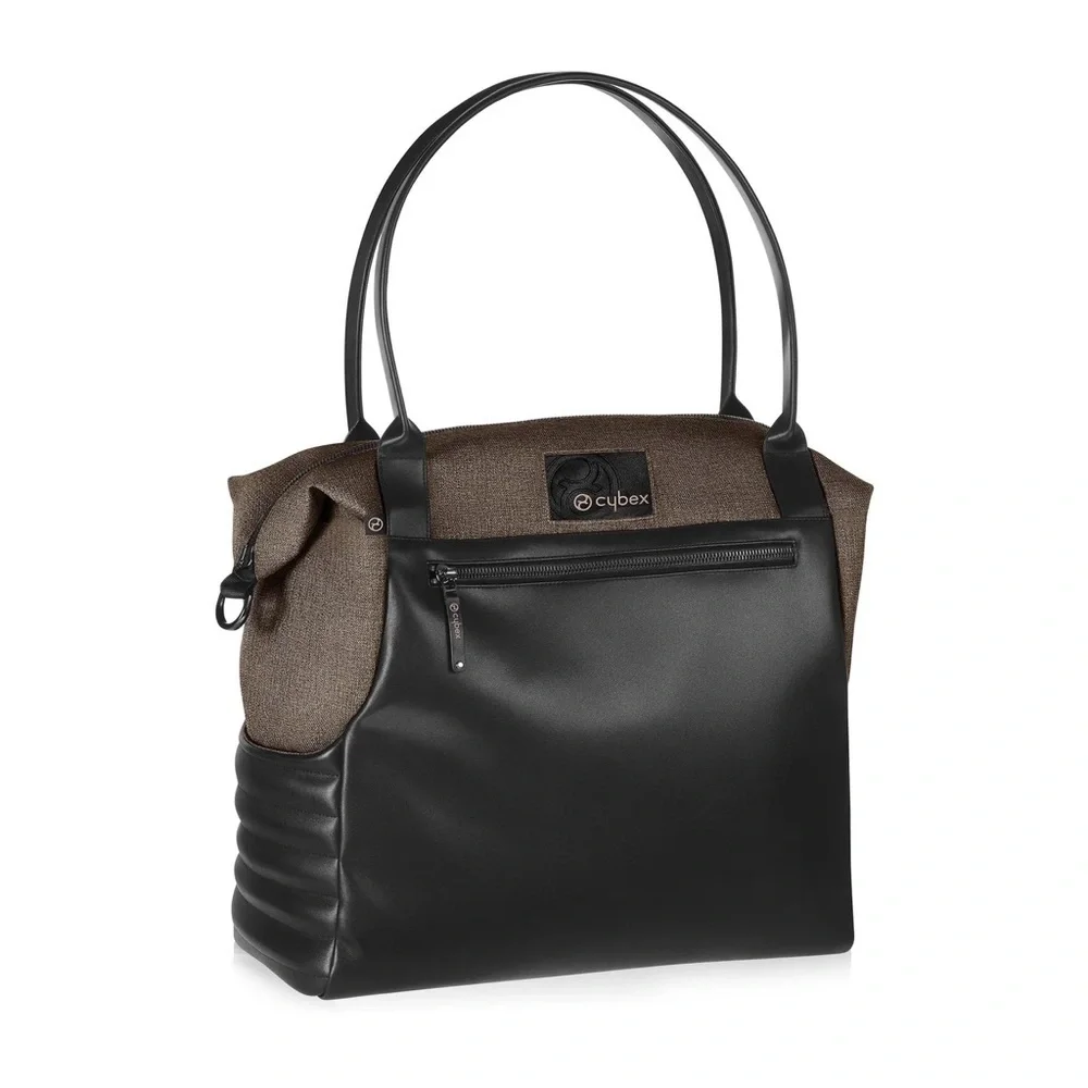 Cybex Platinum Priam Changing Bag Black Gray Women’s Travel Carry Baby Tote Zip